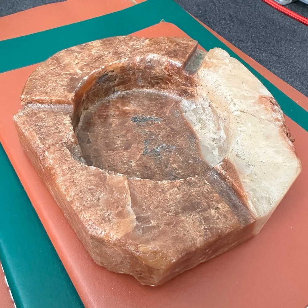 Vintage Italian Stone Ashtray